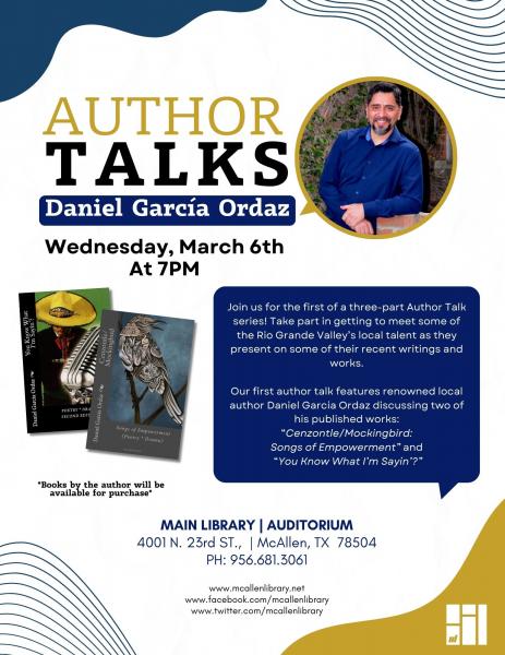 Image for event: Author Talks