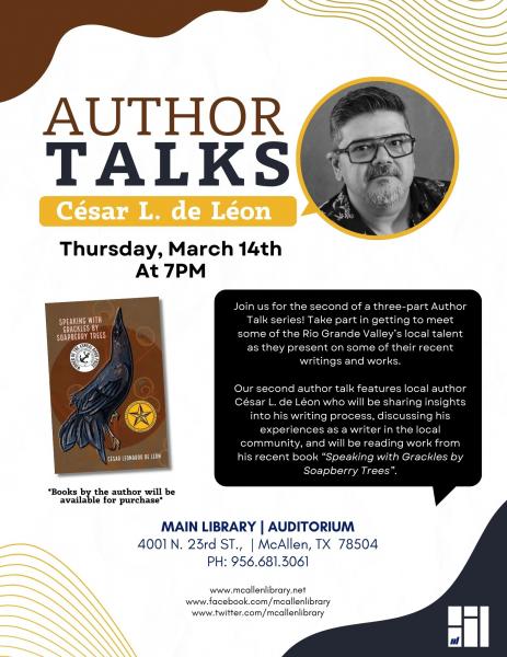 Image for event: Author Talks