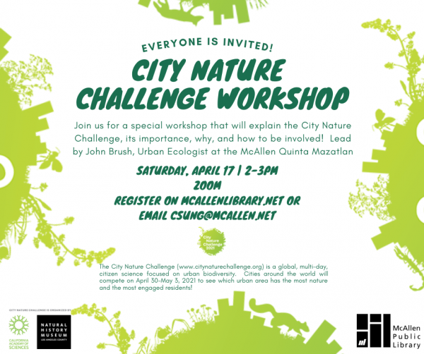 Image for event: City Nature Challenge Workshop