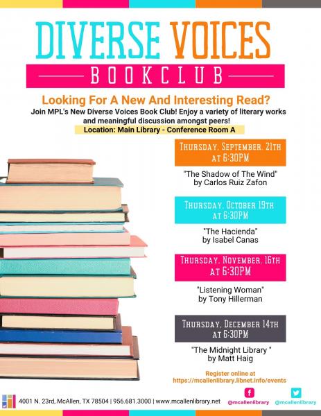 Image for event: Diverse Voices Book Club