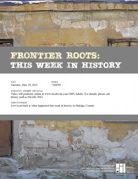 Image for event: Frontier Roots - This Week in History