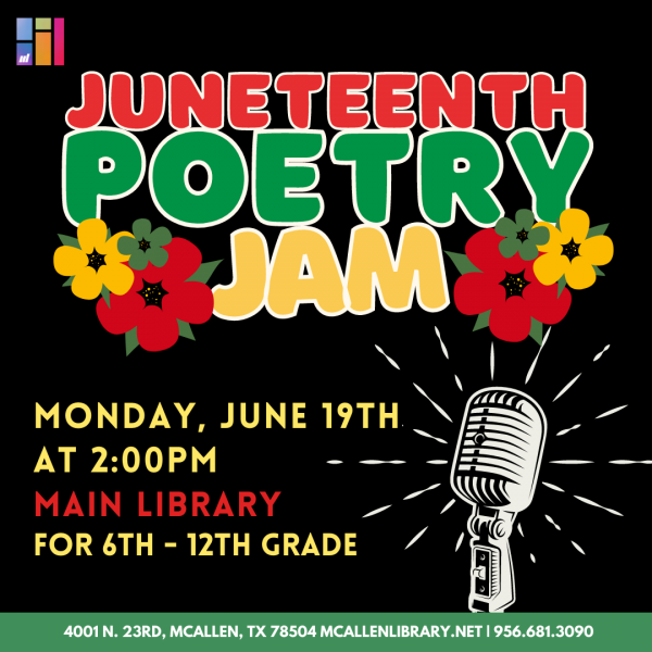Image for event: Juneteenth Poetry Jam