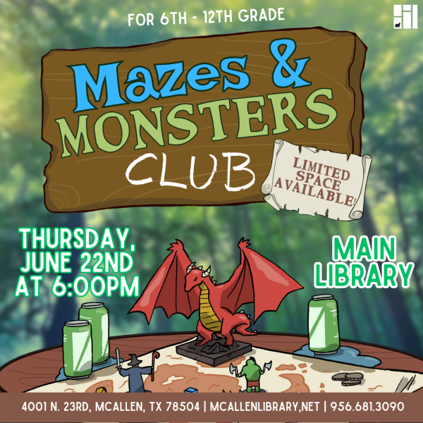 Image for event: Mazes &amp; Monsters Club