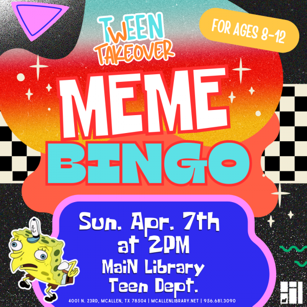 Image for event: Tween Takeover: Meme Bingo