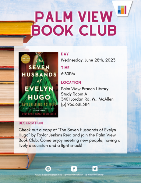 Image for event: Palm View Branch Book Club