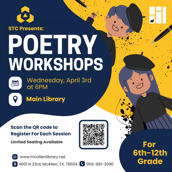 Image for event: STC Presents: Poetry Workshop