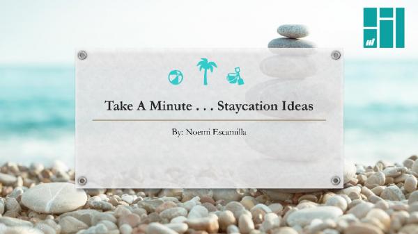 Image for event: TAKE A MINUTE