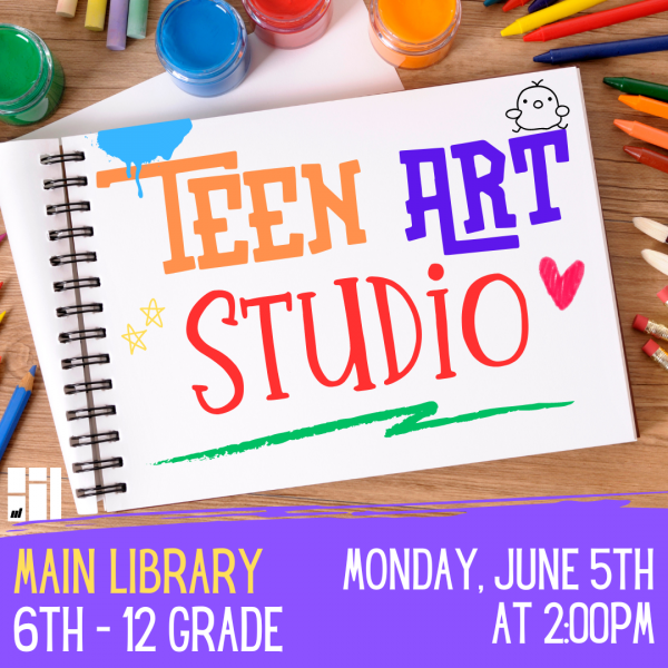 Image for event: Teen Art Studio