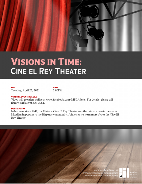 Image for event: Visions in Time - Cine El Rey
