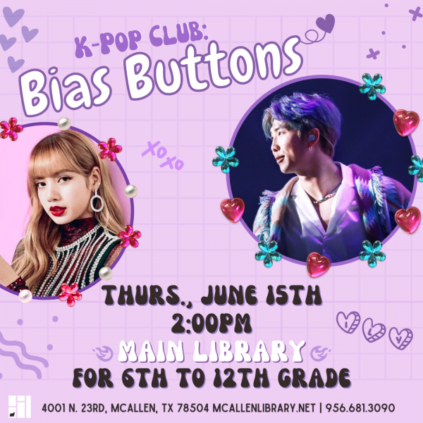 Image for event: K-POP Club: Bias Buttons